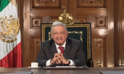 Asegura López Obrador que México va saliendo del hoyo. Foto: Twitter López Obrador