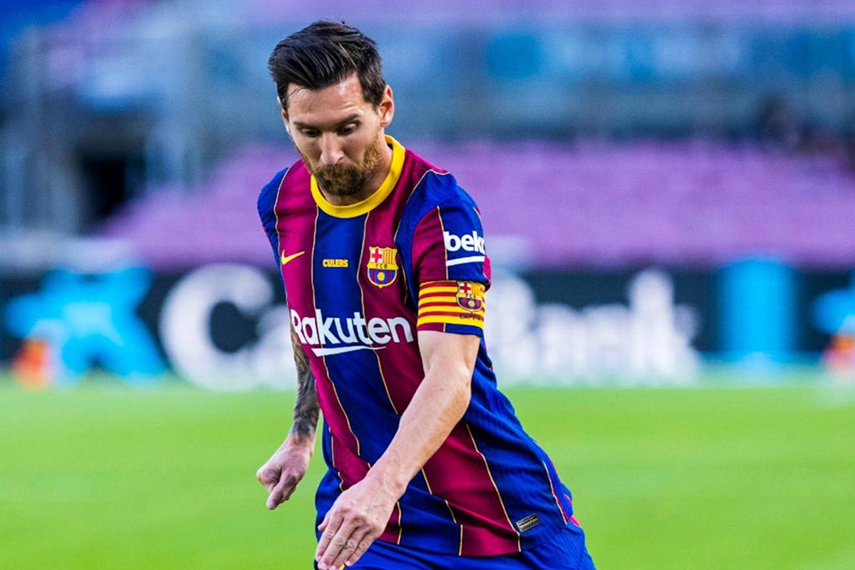 Messi grillo al Tata Martino. Foto: Twitter Barcelona