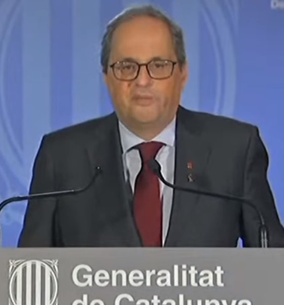 Confirman inhabilitación del presidente de la Generalitat, Quim Torra