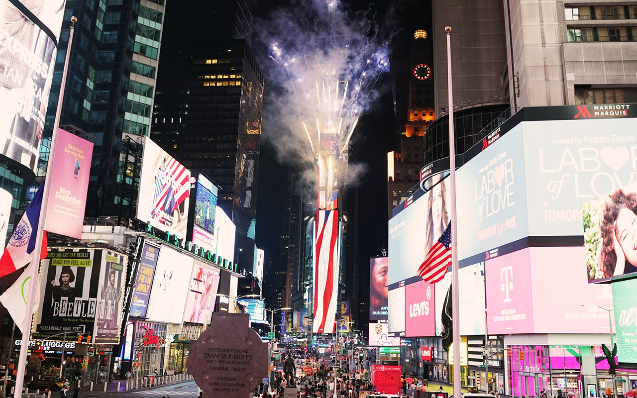 Times Square recibirá el año sin gente en la calle