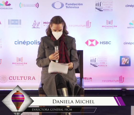 Daniela Michel da a conocer que "Amores Perros" abrirá el Festival de Cine de Morelia 2020