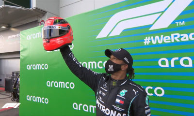 Hamilton hizo historia en la fórmula 1. Foto: Twitter F1