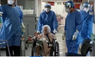 Mujer de 103 años se recupera de Covid-19. Foto: Gobierno de México