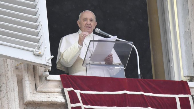 Papa Francisco se solidariza con víctimas de los incendios. Foto: Twitter Vatican News