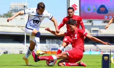 Pumas le pegó a Toluca. Foto: Twitter Pumas