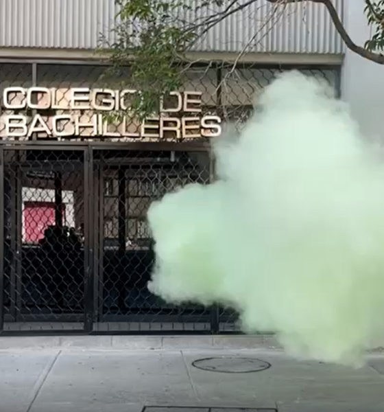 Feministas vandalizan oficinas del Colegio de Bachilleres