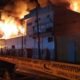 Fuerte incendio por el metro Coyoacán. Foto: Twitter Alcaldía BJ