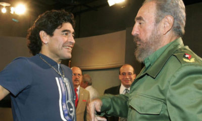 Maradona murió el mismo día que Fidel Castro, su segundo padre