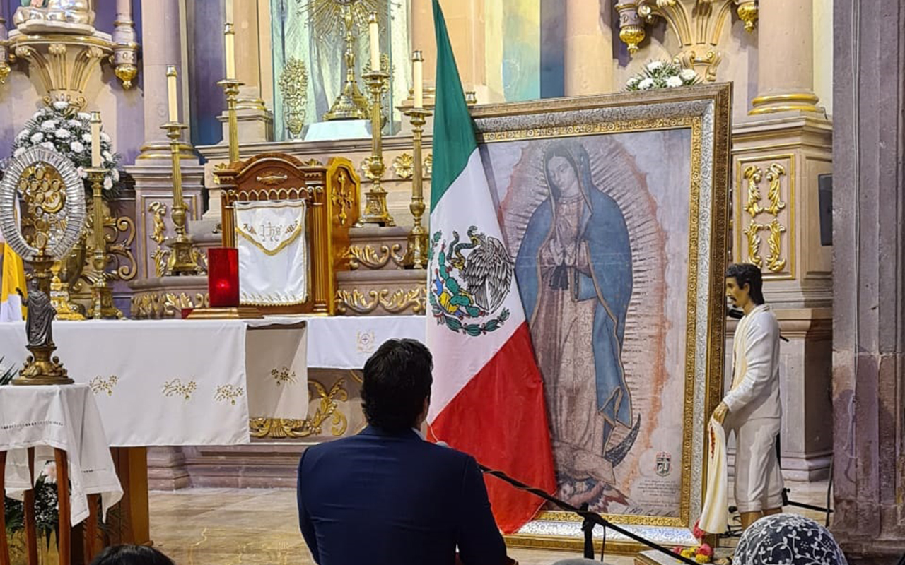 Verástegui pronuncia la consagración de todos los laicos mexicanos a la Virgen de Guadalupe