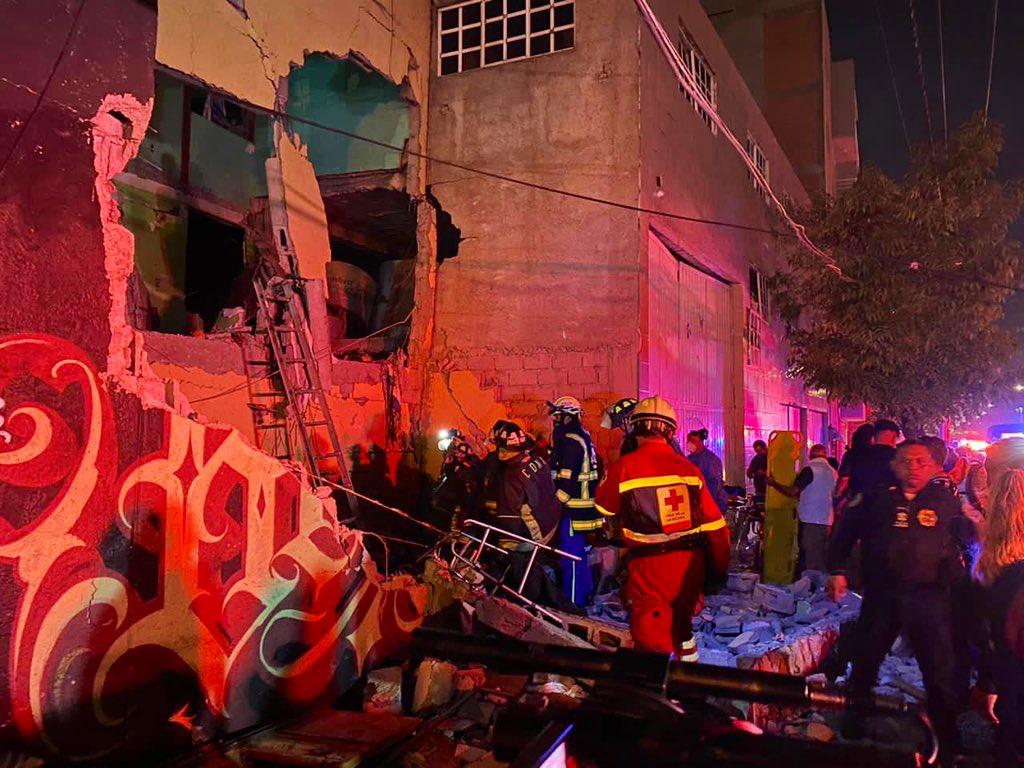 Video capta la explosión en la colonia Morelos. Foto: Israel Lorenzana