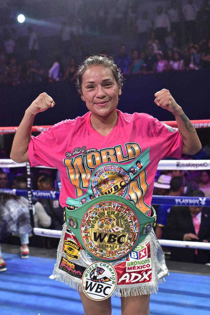 Guadalupe “Lupita”  Martínez defenderá el título WBC en enero. Noticias en tiempo real