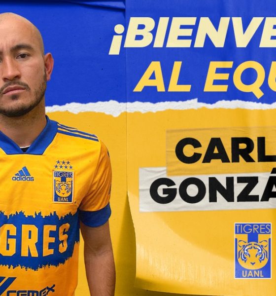 Carlos González llega a Tigres. Foto: Twitter Tigres