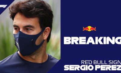 Checo Pérez ya es piloto de Red Bull. Foto: Twitter