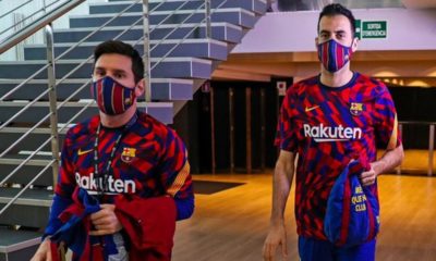 Messi recuperado tras las críticas que recibió. Foto: Twitter Barcelona