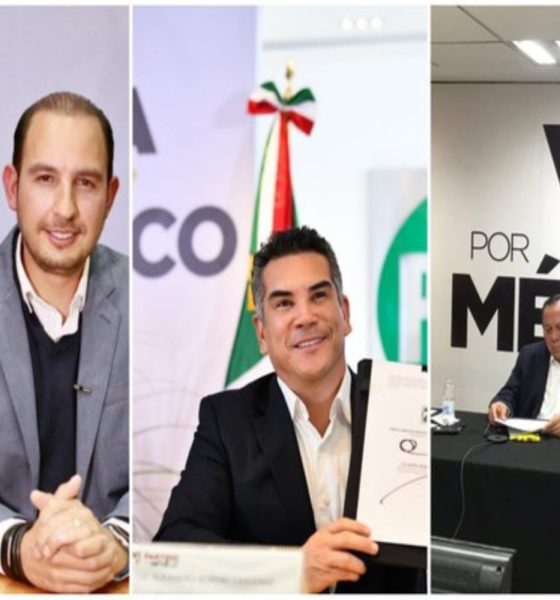 PRI, PAN y PRD presentan alianza "Va por México", buscan mayoría en el Congreso
