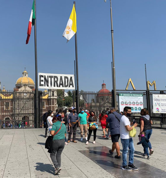 Continúa arribo de visitantes a la Basílica de Guadalupe; mañana cierra sus puertas