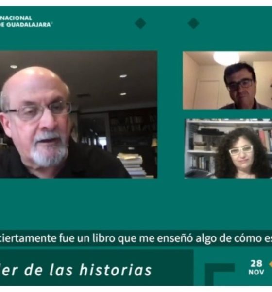 Javier Cercas y Salman Rushdie