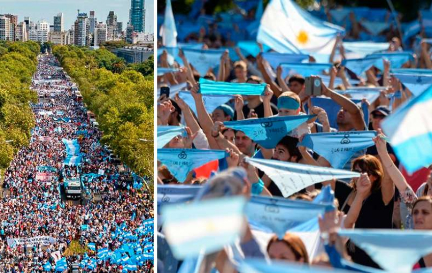 Episcopado argentino pide jornada pro vida y reconoce a mujeres 'que se echan la patria al hombro'