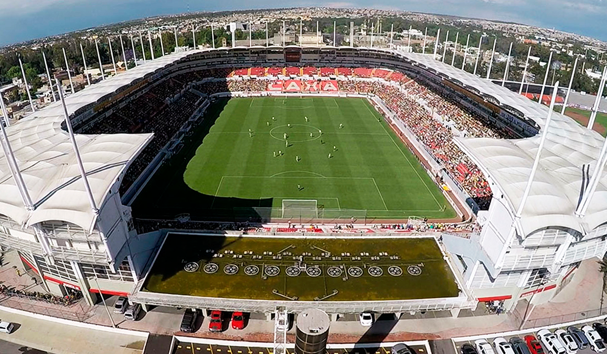 Estadio Victoria, casa del Necaxa, abre sus puertas. Foto: Twitter Necaxa