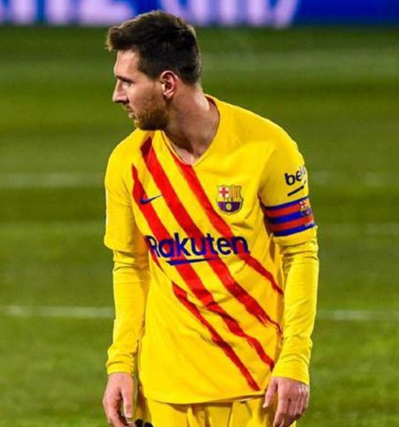 Messi, fuera del once ideal de L'Équipe. Foto: twitter Barcelona