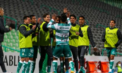 Santos Laguna le pegó a Tigres. Foto: Twitter Santos Laguna