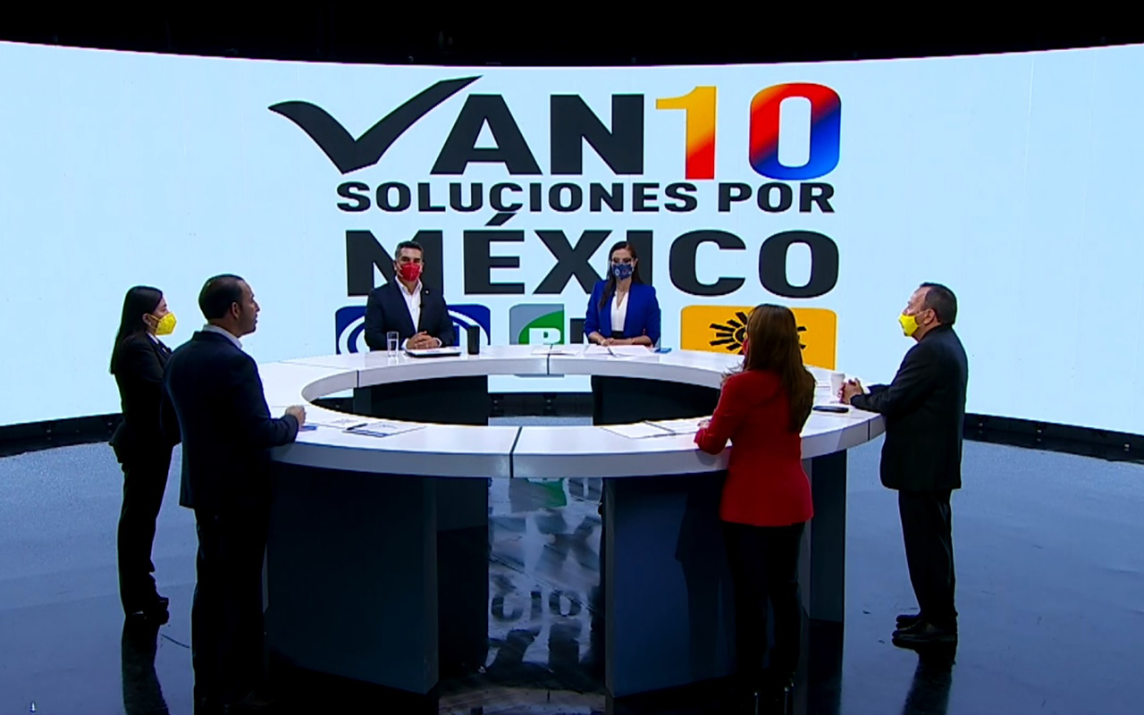 PAN, PRI, PRD presentan 10 soluciones por México
