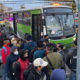 Usuarios colapsan transporte de la Ciudad de México