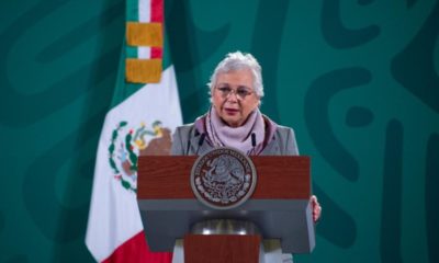 Ante ausencia de AMLO, Sánchez Cordero promueve aborto en conferencia mañanera