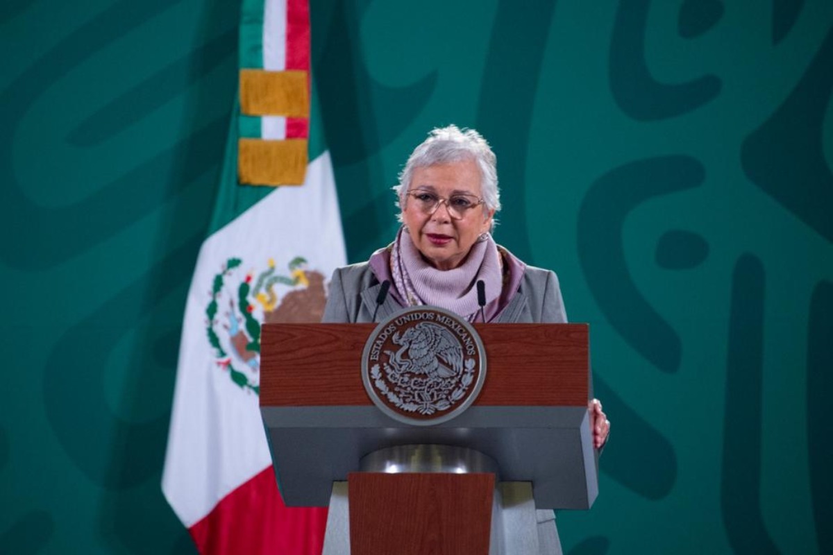Ante ausencia de AMLO, Sánchez Cordero promueve aborto en conferencia mañanera