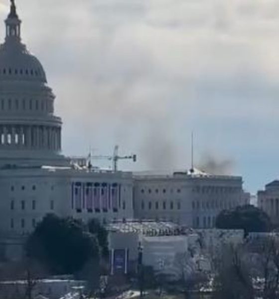 Desalojan Capitolio en EU; muy cerca se registró un incendio