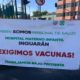 Con protesta, médicos del Hospital Inguarán exigen vacuna vs Covid-19