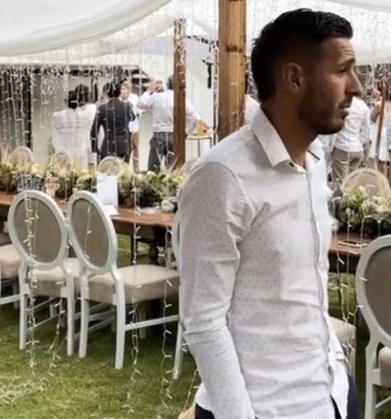 Ismael Sosa aparece en una boda. Foto: @Alexagih_9