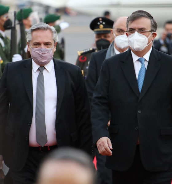 Llega a México Presidente de Argentina Alberto Fernández