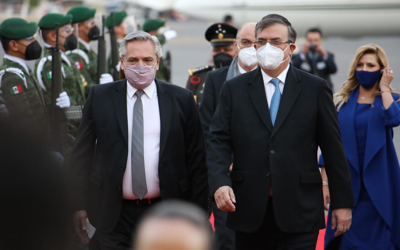 Llega a México Presidente de Argentina Alberto Fernández