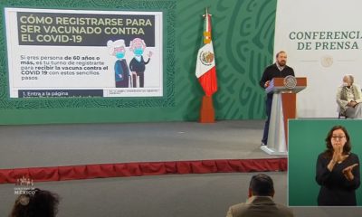 Inicia registro de vacunación de personas mayores de 60 años