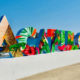 Con cartón reciclado hacen letrero turístico en Acapulco