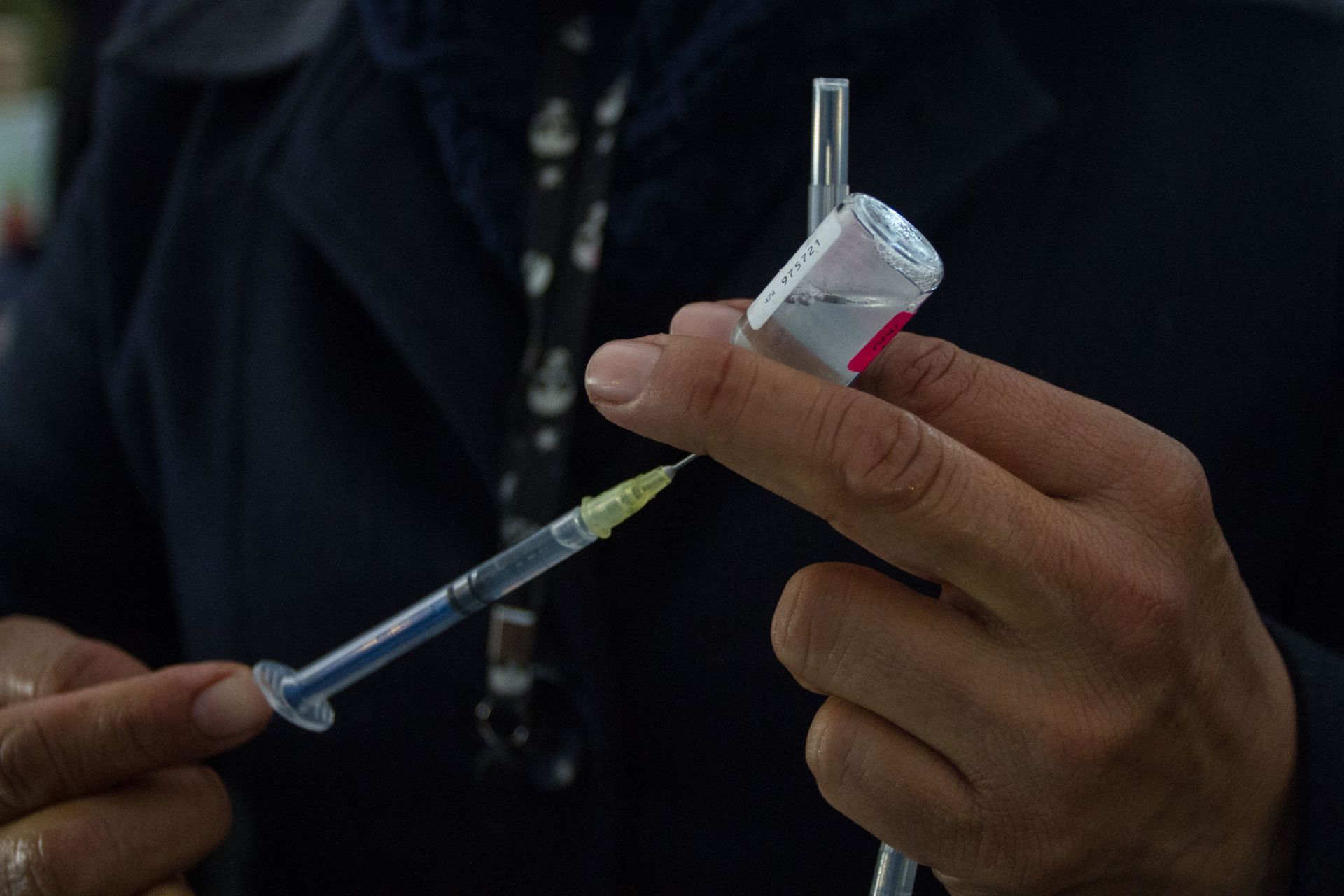 Inicia aplicaciónde vacunas contra Covid-19. Foto: Cuartoscuro