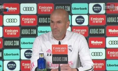 Molesto Zinedine Zidane. Foto: Twitter