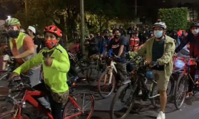 Ciclistas protestan por adolescente que fue atropellado