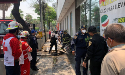Evacúan a 900 personas por Incendio en Plaza Azcapotzalco