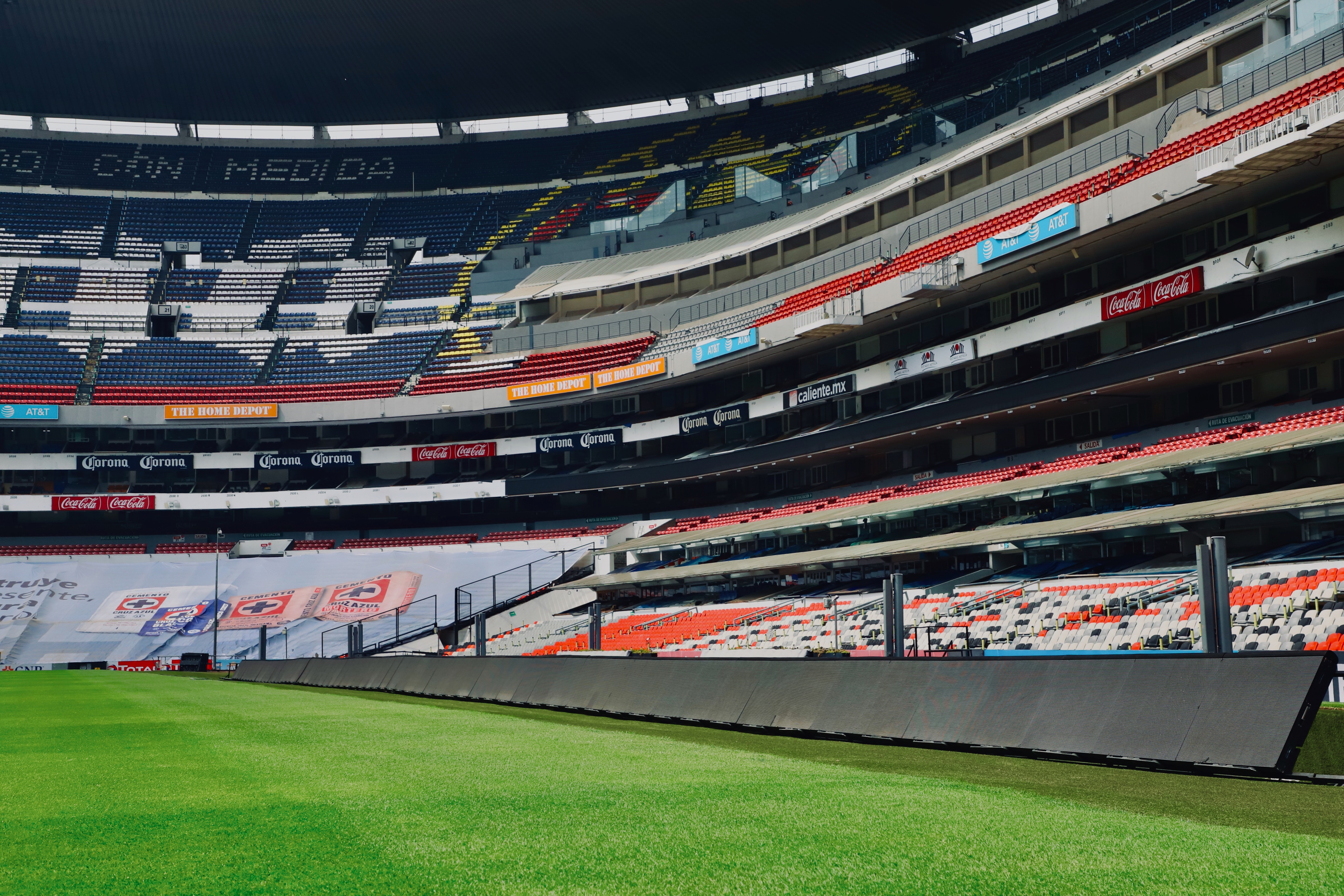 Abren sus puertas el Estadio Azteca. Foto: Twitter Estadio Azteca