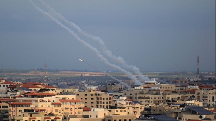 Ataque de Hamas a Israel. Foto: Twitter