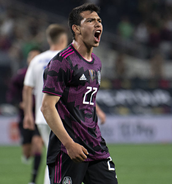 Dos goles de Chucky Lozano le dieron la victoria a la selección mexicana. Foto: Twitter