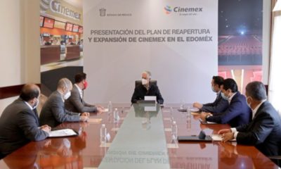 Anuncia cadena de cines inversión y reapertura de salas en Edomex