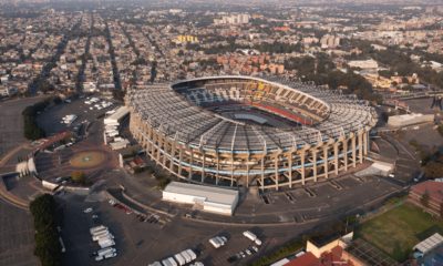 La Liguilla con público en el Estadio Azteca. Foto: Twitter