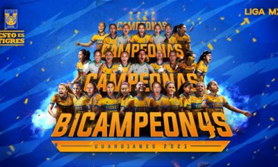 Tigres, bicampeón de la Liga MX femenil. Foto: Twitter