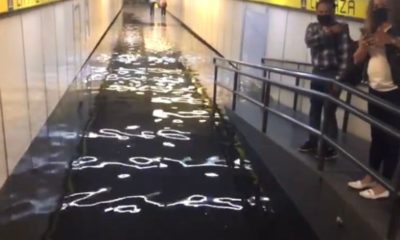Se inunda estación La Raza de la Línea 5 del STC Metro