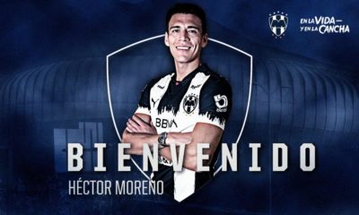 Héctor Moreno llega a Monterrey. Foto: Twitter