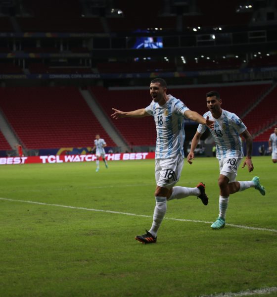 Argentina y Chile líderes de la Copa América. Foto: Twitter