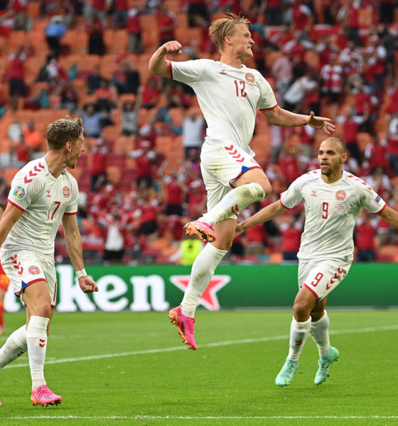Dinamarca a los cuartos de final de la Eurocopa. Foto: Twitter